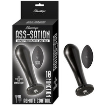 Nasstoys Ass-Sation Remote Vibrating Metal Anal Bulb Black - £55.91 GBP
