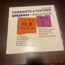 Ferrante &amp; Teicher Broadway To Hollywood Vinyl Lp Columbia - £4.47 GBP