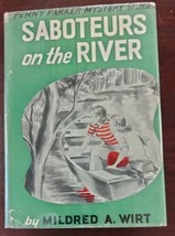 Penny Parker #9 Saboteurs On The River by Nancy Drew author glossy frontispiece - £24.30 GBP