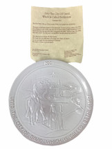 Frankoma 37th Annual Christmas Plate 2001 Unto City of David Called Bethlehem - £17.27 GBP