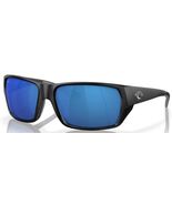 Costa Del Mar 06S9113 911308 Tailfin Sunglasses Matte Black Blue Mirror 580P 57m - $139.99