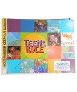 2001 Teens Rule Kids Wallpaper Sample Book Colorful y2k 00s Animals Camo... - £24.56 GBP