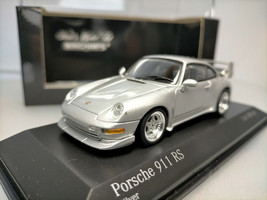 MINICHAMPS  Exclusive for Kyosho  Scale 1:43  Porsche 911 RS  1998  Silv... - £52.99 GBP