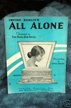 All Alone by Irving Berlin - The Music Box 1924 Sheet Music - £1.87 GBP