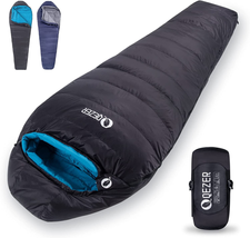 down Sleeping Bag for Adults 600 FP down Ultralight Mummy Sleeping Bag Ba - £144.39 GBP