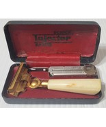 Vintage Eversharp Schick Deluxe Injector Safety Razor Set 1940&#39;s NOS Blades - €42,21 EUR