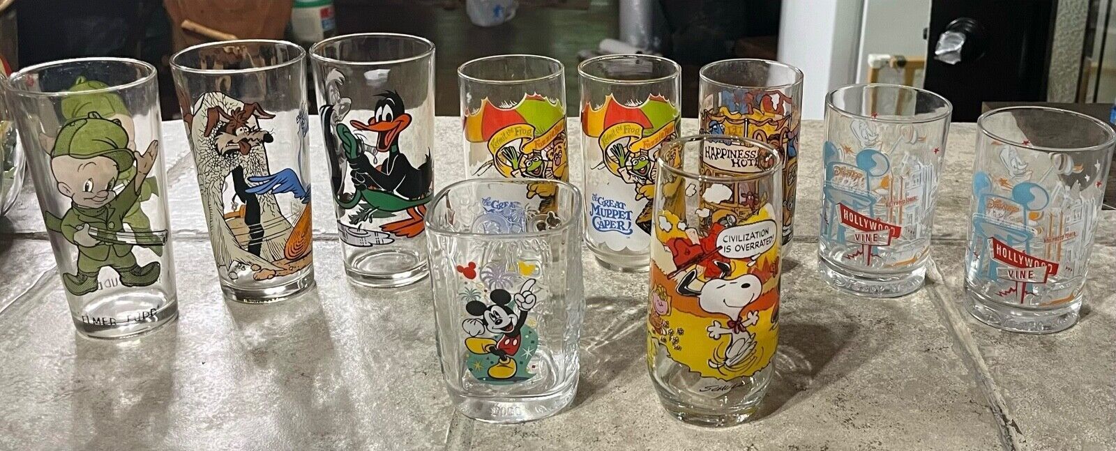 Assorted Vintage Pepsi  McDonald’s  Walt Disney Glasses ~ Choose Your Glass