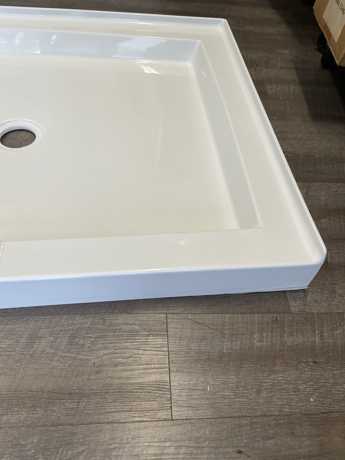 Sherlic  Shower Pan Base 48 x 36 x 3 5/8 Center Drain Molded Tile 3 Flange Item image 5