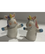 Whimsical Unicorn salt and pepper shakers Ganz Vintage - £9.98 GBP