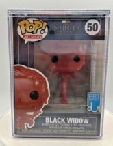 Funko Pop! Marvel Infinity Saga Black Widow Art Series in Hard Case #50 F8 - £22.41 GBP