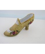 Vintage KPM Hand Painted Porcelain Ceramic Antique Victorian Shoe - $28.17 CAD