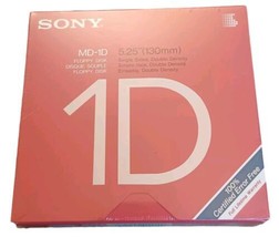 Sony MD-1D 5.25 Floppy Disk 10 Pack New Old Stock Factory Sealed - £11.88 GBP