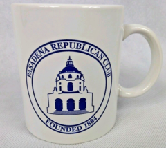 Pasadena Republican Club Founded 1884 Coffee Cup Mug - $7.95