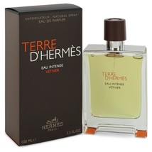 Terre D&#39;hermes Eau Intense Vetiver by Hermes Eau De Parfum Spray 3.3 oz - £69.01 GBP