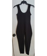 Womens XS/S Crescent Drive Black Tank Top Jumper Romper Jumpsuit Cat Suit - €16,14 EUR