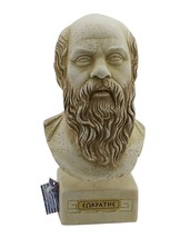 Socrates Ancient Greek Philosopher Bust Head  Sculpture Casting Stone - £44.10 GBP