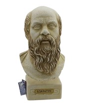 Socrates Ancient Greek Philosopher Bust Head  Sculpture Casting Stone - £41.45 GBP