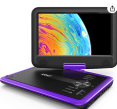 ieGeek 11.5&quot; Portable DVD Player with SD Card/USB Port Purple - £47.14 GBP