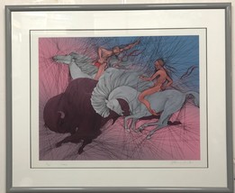 Guillaume Azoulay &quot;Twilight&quot; Serigraph On Paper H/SIGNED &amp; Numbered Framed Coa - £647.84 GBP