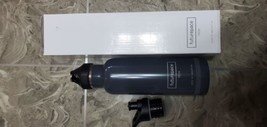 Futurepace Tech Stainless Steel Sports Water Bottle Large Silver 25 oz Dark Grey - £14.93 GBP