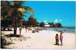 Barbados West Indies Caribbean Postcard Rockley Beach - £1.67 GBP