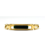 AVON 1978 Gold Tone Treasured Jade Bracelet - £17.20 GBP