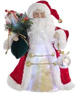 Kurt Adler 12 Inch CUL Fiber Optic LED Santa Treetop - $83.14