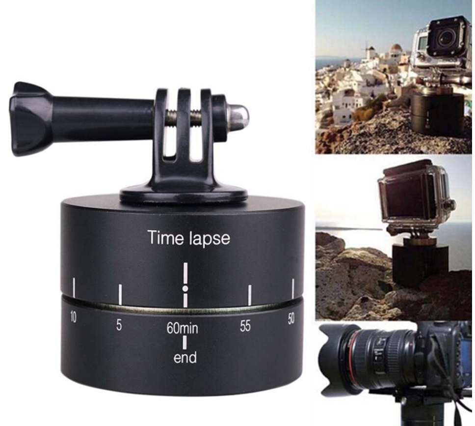 Compatible With  Lapse 360 Degree Auto Rotate Camera Tripod Head Base 360 Rotati