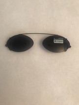 Vintage Vogue 3244 420 Black Metal Oval Clips Clip on Eyeglasses Italy - $25.00