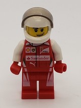 Lego Scuderia Ferrari Team Truck Driver Minifigure Helmet Visor C0252 - £9.27 GBP