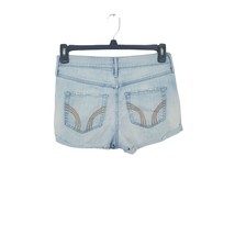Hollister Shorts 7/28 Womens Short Short High Rise Cuffed Light Wash Den... - $18.69