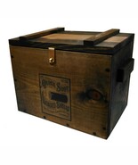 Rustic Wooden Ammo Box - Cartridge Accessories Storage Crate - Quick Sho... - $744.05 MXN