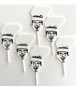 Sandwich Markers Plastic Chefs Hat Design Vintage With Box Royal Imprint... - €21,45 EUR