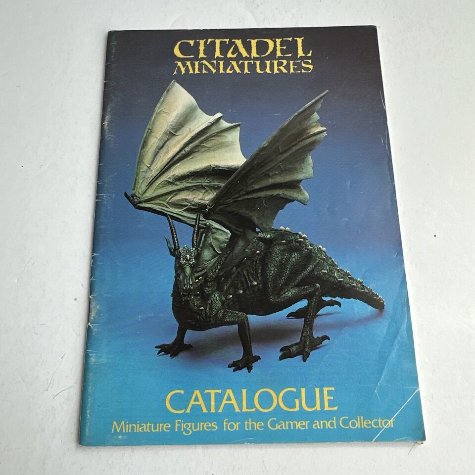 citadel miniatures catalogue for wargaming, dungeons and dragons
