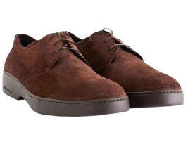 Salvatore Ferragamo Men&#39;s  Brown Suede  Loafer Italy Shoes Size US 12.5 EU 11.5 - $420.40