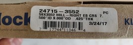 One(1) Garlock Klozure 24715-3552 59X3552 Mill-Right ES CRS Model 59 Oil Seal - £407.13 GBP