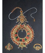 Indian Jewelry Diamond Handmade Painting for wall Decor set of 4 | 11x8 Inches