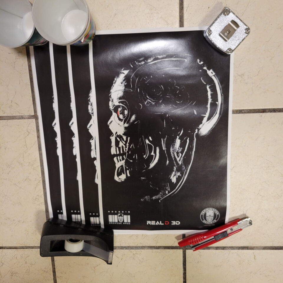 4 TERMINATOR GENISYS 11x17&quot; PROMO MOVIE POSTERS AMC Theatre - $4.94