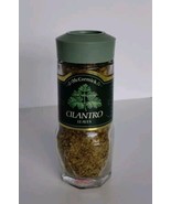 Vintage McCormick Spice Cilantro Leaves Glass Jar Green Lid .43 oz - Exp... - $7.91