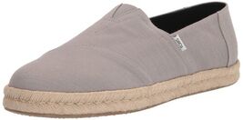 TOMS Men Alpargata Rope 2.0 Loafer 10019866 Flat Shoes Drizzle Grey Size 8 - €42,99 EUR