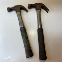 (2) Vintage Vaughan Curved Claw Framing Hammer - Made in USA - 13” And 14” - £46.70 GBP