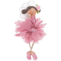 Spring Pink Fairy Shelf Sitter Easter Tier Tray Figurine Tabletop Decor - $15.99