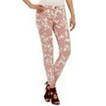 Womens Jeans Daisy Fuentes Pink Stretch Slim Denim Pants $49 NEW-size 6 - £15.57 GBP