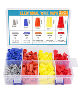 350-Piece Colorful Wire Caps Kit Electrical Twist Connector Nuts Assortm... - $58.75