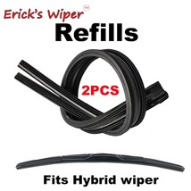 2Pcs/lot AAA Grade Car Auto Vehicle Soft Refills For Front Windshield Hybrid Wip - £36.97 GBP