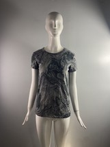 NWT Alternative Womens Gray Marble Pattern Shirt Size S - £11.73 GBP