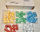 7/8 Inch Multi-Color Replacement Bingo Balls W/ Easy Read Diameter Plast... - $15.49
