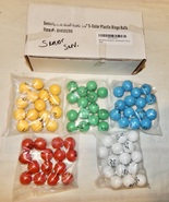 7/8 Inch Multi-Color Replacement Bingo Balls W/ Easy Read Diameter Plast... - £12.38 GBP