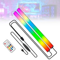 2Pcs Rgb Under Monitor Light Bar, Gaming Lights For Gaming Setup, 353 Color Chan - £43.44 GBP