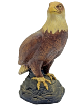 AVON Pride of America Handcrafted 1982 Porcelain Bald Eagle Statue Figurine 7.5&quot; - £14.72 GBP